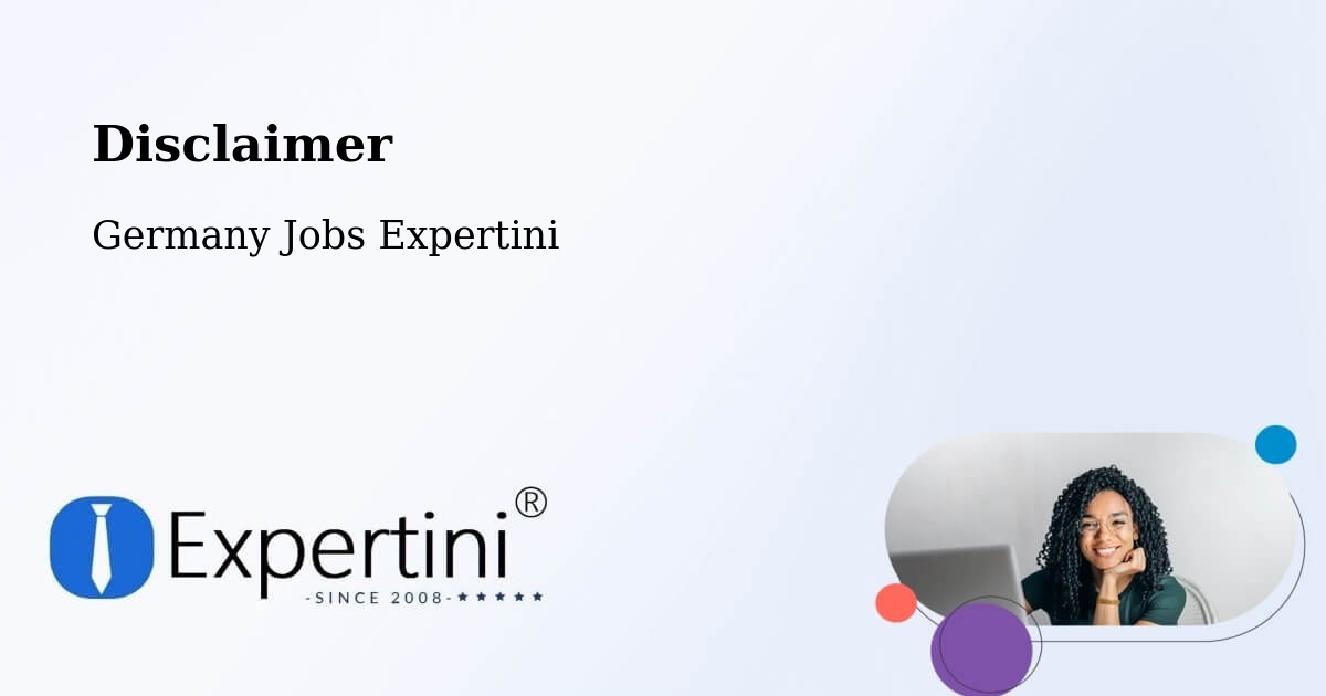Disclaimer – Grossenhain - Germany Jobs Expertini